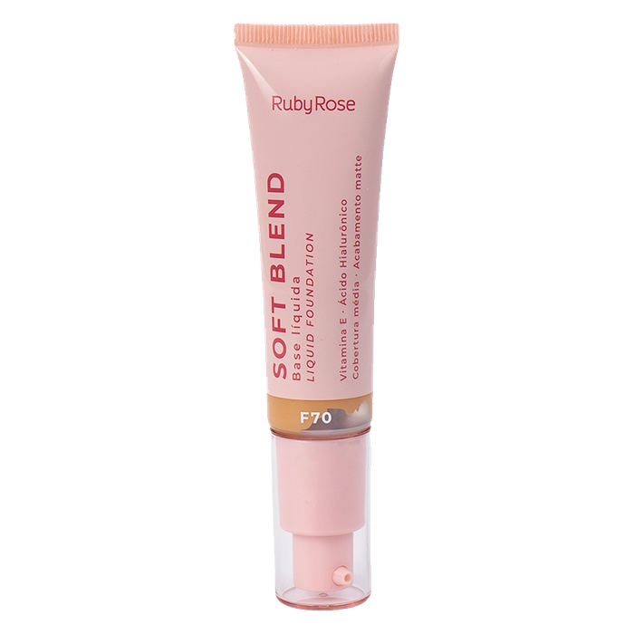 Base Líquida Soft Blend - F70 a F120 Ruby Rose
