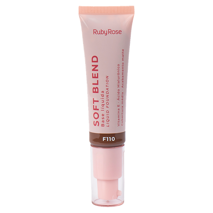 Base Líquida Soft Blend - F70 a F120 Ruby Rose