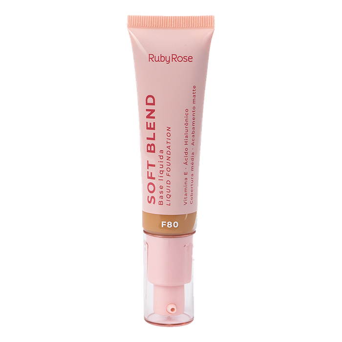 Base Líquida Soft Blend - F70 a F120 Ruby Rose