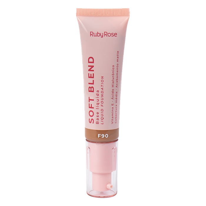 Base Líquida Soft Blend - F70 a F120 Ruby Rose