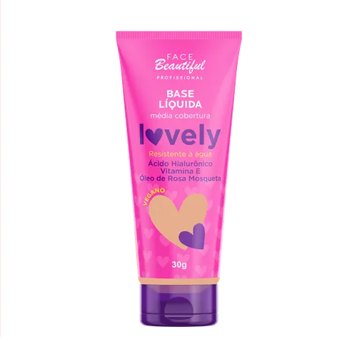 Base Líquida Lovely Face Beautiful